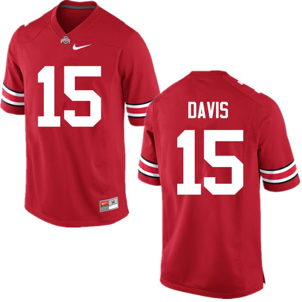 Ohio State Buckeyes #15 Wayne Davis College Football Jerseys Game-Red